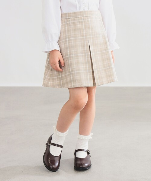 B:MING by BEAMS(ビーミングバイビームス)の「【フォーマル・セレモニー】 スカート 2025SS(100~130cm)(スカート・キッズ・ネイビー/ベージュ・130/120/110/100)」の3枚目の写真