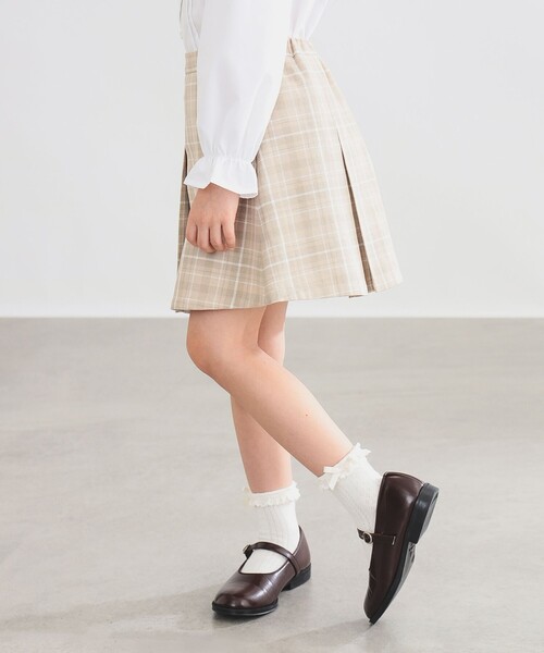 B:MING by BEAMS(ビーミングバイビームス)の「【フォーマル・セレモニー】 スカート 2025SS(100~130cm)(スカート・キッズ・ネイビー/ベージュ・130/120/110/100)」の6枚目の写真