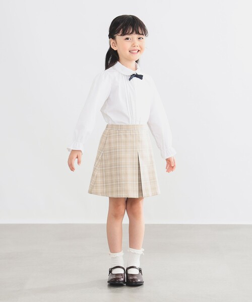 B:MING by BEAMS(ビーミングバイビームス)の「【フォーマル・セレモニー】 スカート 2025SS(100~130cm)(スカート・キッズ・ネイビー/ベージュ・130/120/110/100)」の7枚目の写真