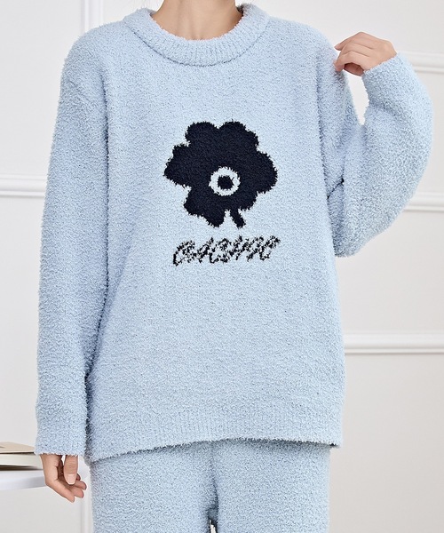 Lace Ladies（レースレディース）の「配色 バラエティ もこもこ あったか ルームウエア（ルームウェア/パジャマ・レディース・ブラック/アイボリー/グレー/ピンク・FREE）」の15枚目の写真