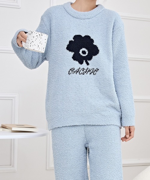 Lace Ladies（レースレディース）の「配色 バラエティ もこもこ あったか ルームウエア（ルームウェア/パジャマ・レディース・ブラック/アイボリー/グレー/ピンク・FREE）」の18枚目の写真