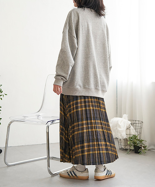 VENCEEXCHANGE（ヴァンスエクスチェンジ）の「ラメ裏毛ハートスウェット（スウェット・レディース・チャコール/グレー系その他/ベージュ・FREE）」の7枚目の写真