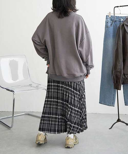 VENCEEXCHANGE（ヴァンスエクスチェンジ）の「ラメ裏毛ハートスウェット（スウェット・レディース・チャコール/グレー系その他/ベージュ・FREE）」の17枚目の写真