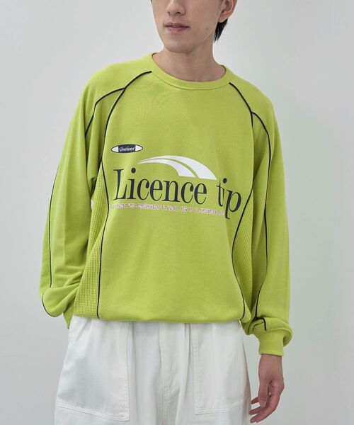 CRAFT STANDARD BOUTIQUE（クラフトスタンダードブティック）の「【ユニセックス】裏毛切り替えプリントスウェット（スウェット・レディース・ブラック/ネイビー/グリーン系その他3/杢グレー・M/L/XL）」の3枚目の写真