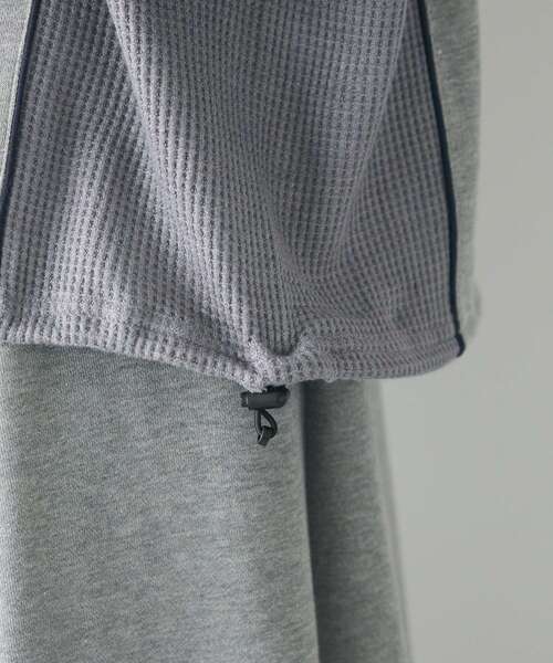 CRAFT STANDARD BOUTIQUE（クラフトスタンダードブティック）の「【ユニセックス】裏毛切り替えプリントスウェット（スウェット・レディース・ブラック/ネイビー/グリーン系その他3/杢グレー・M/L/XL）」の11枚目の写真