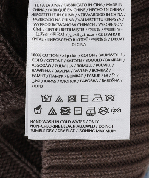 Guess(ゲス)の「【GUESS/ゲス】 GO CABLEKNIT OVERSIZE ZIP HOODIE(パーカー・レディース・ブラウン・X-SMALL)」の15枚目の写真