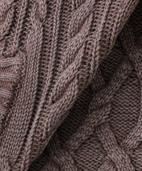 Guess(ゲス)の「【GUESS/ゲス】 GO CABLEKNIT OVERSIZE ZIP HOODIE(パーカー・レディース・ブラウン・X-SMALL)」の16枚目の写真