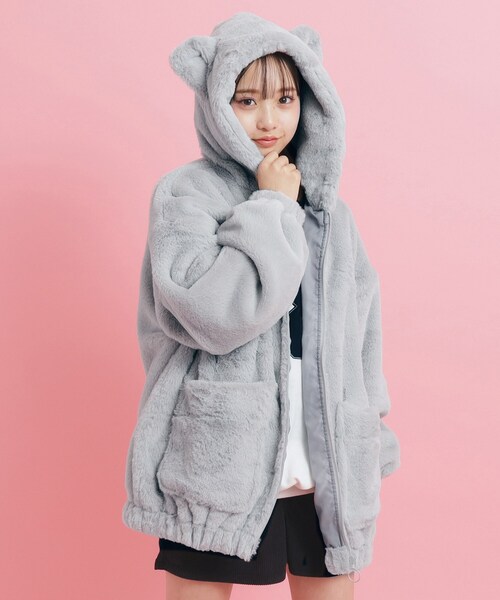 セール】【大人気/カラー追加あり】もふもふ エコファーブルゾン