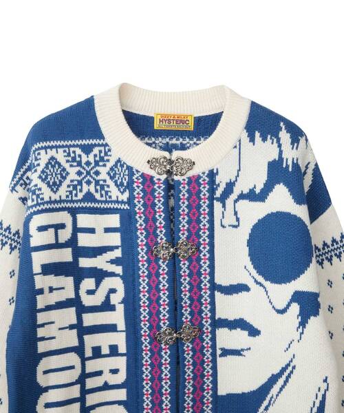 WOMAN SNOW ノルディックセーター（カーディガン/ボレロ）｜HYSTERIC GLAMOUR（ヒステリックグラマー）