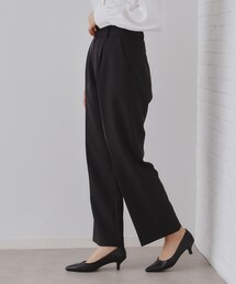 OPAQUE.CLIP | 《通勤・セレモニー/セットアップ対応》ワイドパンツ/ダブルクロス【洗濯機洗い可】(その他パンツ)