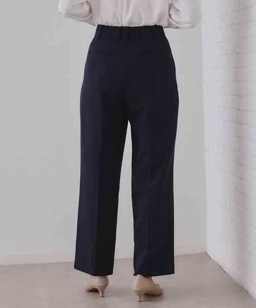 セール】《通勤・セレモニー/セットアップ対応》ワイドパンツ/ダブル