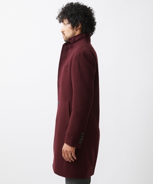 MICHEL KLEIN HOMME (ミッシェルクランオム)の「コンバーチブルウールチェスターコート(チェスターコート・メンズ・ライトブルー/パープル・MEDIUM/LARGE/X-LARGE)」の10枚目の写真