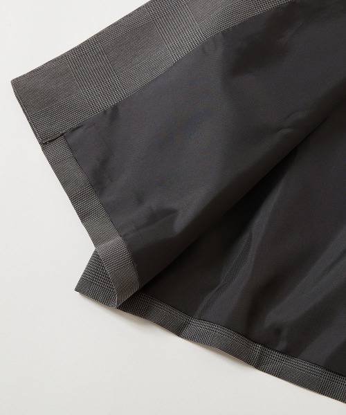 devirock（デビロック）の「フォーマル チェック柄 ノーカラージャケット セットアップ(ロングパンツ)（スーツセット・キッズ・ブラウン系/ブラック系/グレー系2/グレー系・110cm/100cm/120cm/130cm/140cm/150cm/160cm）」の9枚目の写真