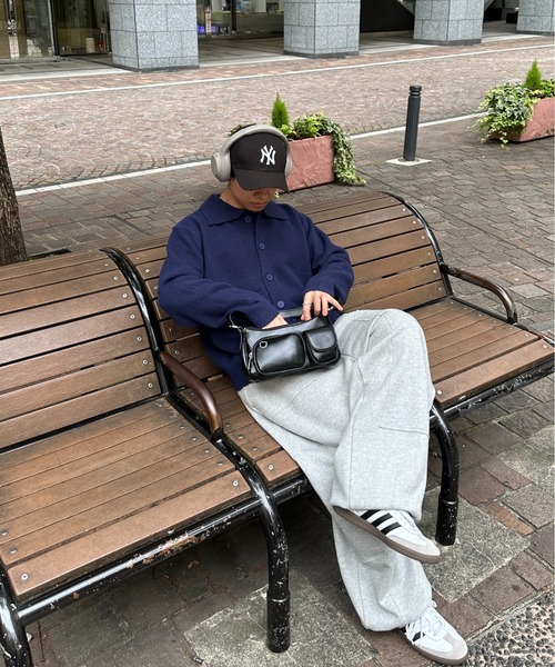 ADAMASTE（アダマスト）の「【ADAMASTE SELECT】double pocket one handle bag - ダブルポケットワンハンドルバッグ/ショルダーバッグ（ショルダーバッグ・メンズ・ブラック/シルバー・FREE）」の18枚目の写真