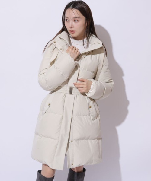 Mystradaミドルダウンコート　白 Mystrada（マイストラーダ）の「ミドルダウンコート（ダウン