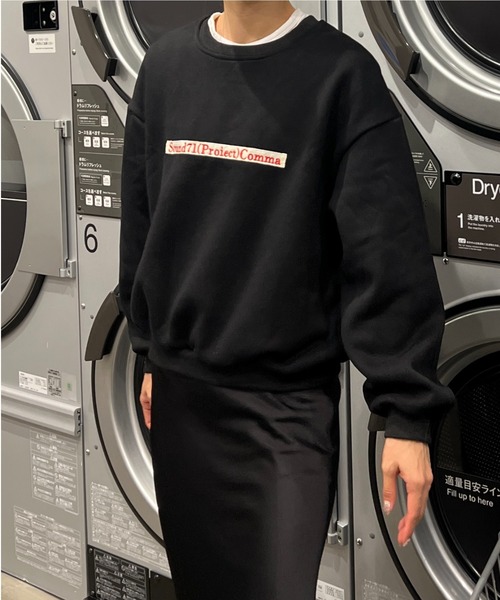 Sorriso（ソリッソ）の「カジュアル レター スウェット（スウェット・レディース・ブラック・FREE）」の2枚目の写真