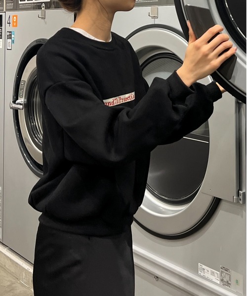 Sorriso（ソリッソ）の「カジュアル レター スウェット（スウェット・レディース・ブラック・FREE）」の6枚目の写真