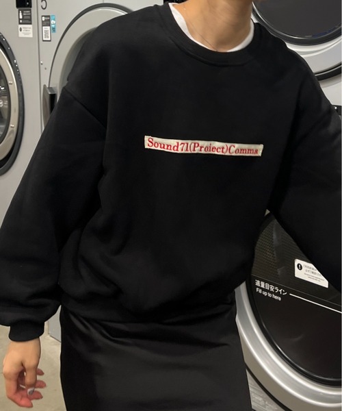 Sorriso（ソリッソ）の「カジュアル レター スウェット（スウェット・レディース・ブラック・FREE）」の8枚目の写真