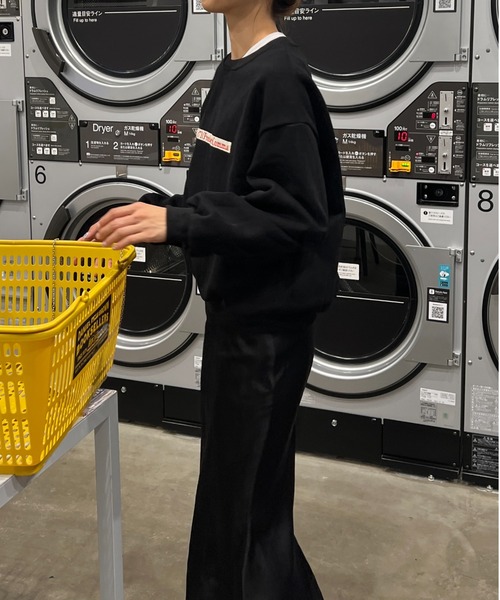 Sorriso（ソリッソ）の「カジュアル レター スウェット（スウェット・レディース・ブラック・FREE）」の9枚目の写真