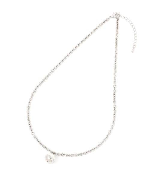 BAYFLOW（ベイフロー）の「ロゴボールネックレス（ネックレス・レディース・ゴールド/シルバー・FREE）」の3枚目の写真