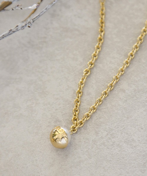 BAYFLOW（ベイフロー）の「ロゴボールネックレス（ネックレス・レディース・ゴールド/シルバー・FREE）」の7枚目の写真