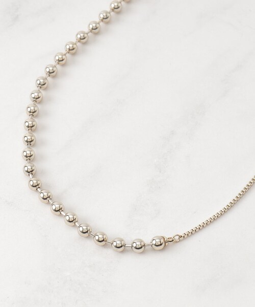 SHOO・LA・RUE（シューラルー）の「◆【2WAY】ボールチェーンネックレス（ネックレス・レディース・シルバー/ゴールド/シルバー系その他・00）」の3枚目の写真