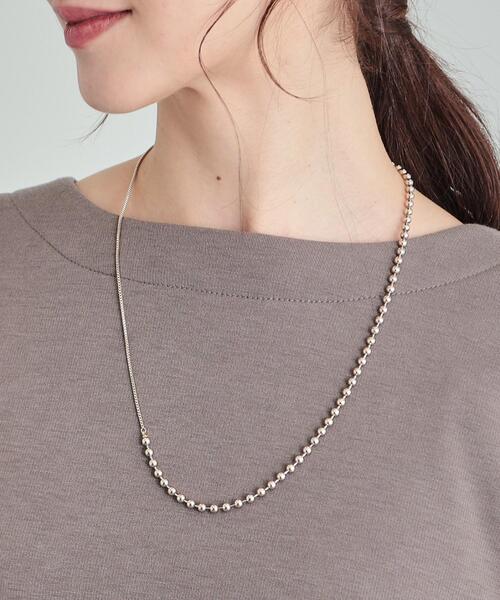 SHOO・LA・RUE（シューラルー）の「◆【2WAY】ボールチェーンネックレス（ネックレス・レディース・シルバー/ゴールド/シルバー系その他・00）」の7枚目の写真