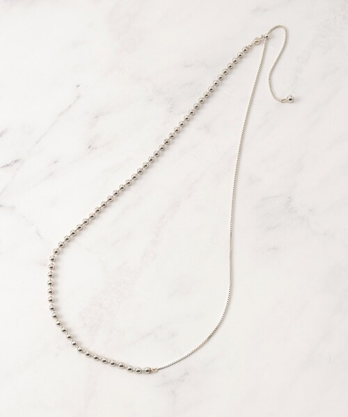 SHOO・LA・RUE（シューラルー）の「◆【2WAY】ボールチェーンネックレス（ネックレス・レディース・シルバー/ゴールド/シルバー系その他・00）」の9枚目の写真