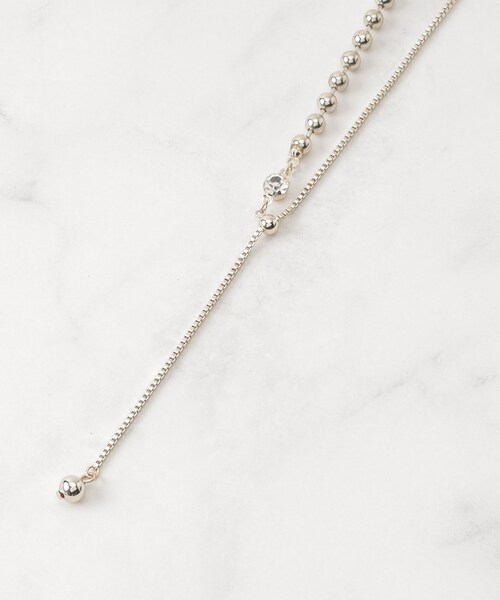 SHOO・LA・RUE（シューラルー）の「◆【2WAY】ボールチェーンネックレス（ネックレス・レディース・シルバー/ゴールド/シルバー系その他・00）」の11枚目の写真
