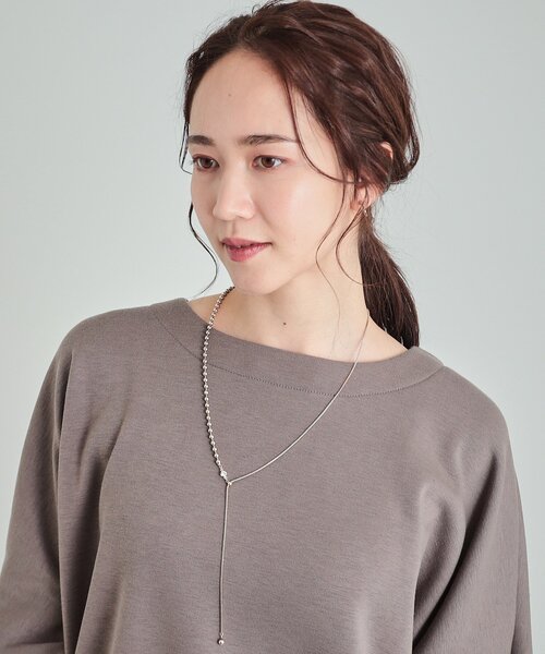 SHOO・LA・RUE（シューラルー）の「◆【2WAY】ボールチェーンネックレス（ネックレス・レディース・シルバー/ゴールド/シルバー系その他・00）」の5枚目の写真