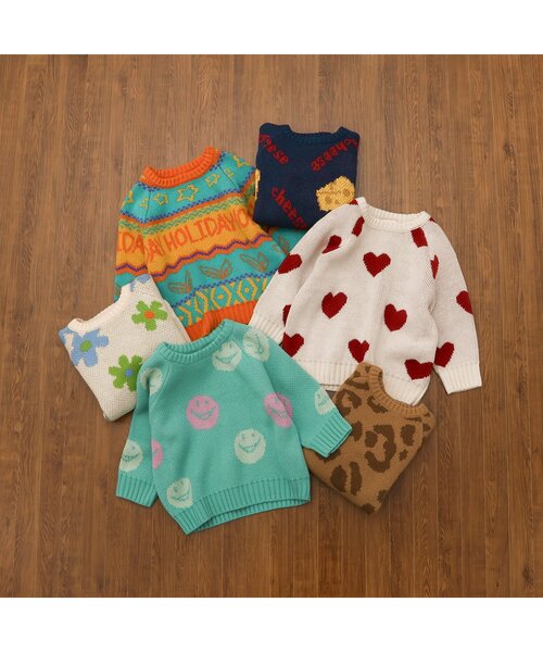 セール】総柄ジャガードニット（ニット/セーター）｜BREEZE（ブリーズ