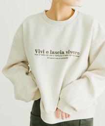 ITEMS URBANRESEARCH | 裏起毛刺繍スウェット(Tシャツ/カットソー)
