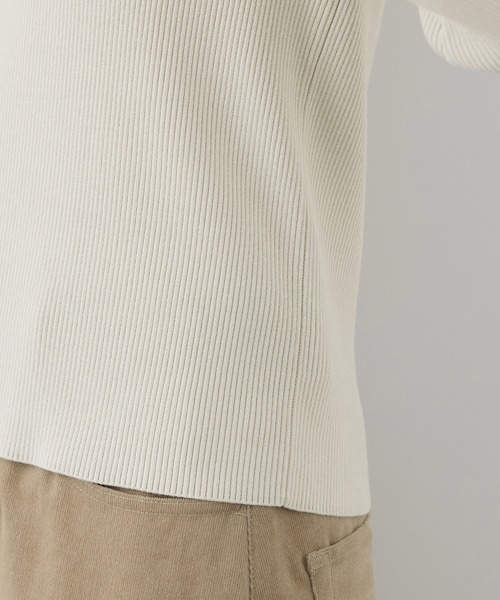 ROPE' PICNIC（ロペピクニック）の「袖口フレアシアーニットプルオーバー/洗濯機OK（ニット/セーター・レディース・ブラック/オフホワイト/ピンク系その他2/グレー系その他・38）」の5枚目の写真