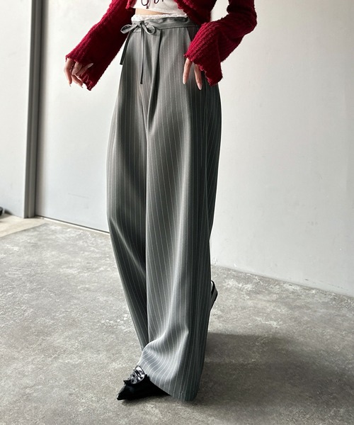 セール】【mily bilet】新感覚デザイン。レース使いダブルウエスト