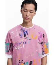 Desigual（デシグアル）の「MARK グラフィティアート半袖Tシャツ（Tシャツ/カットソー・メンズ）」