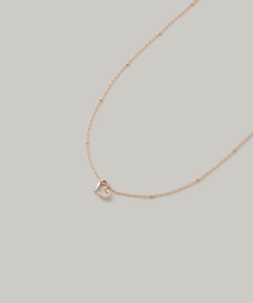 〈K22PG〉オープンハートネックレス（ネックレス）｜Jolie Toujours（ジョリトゥジュール）