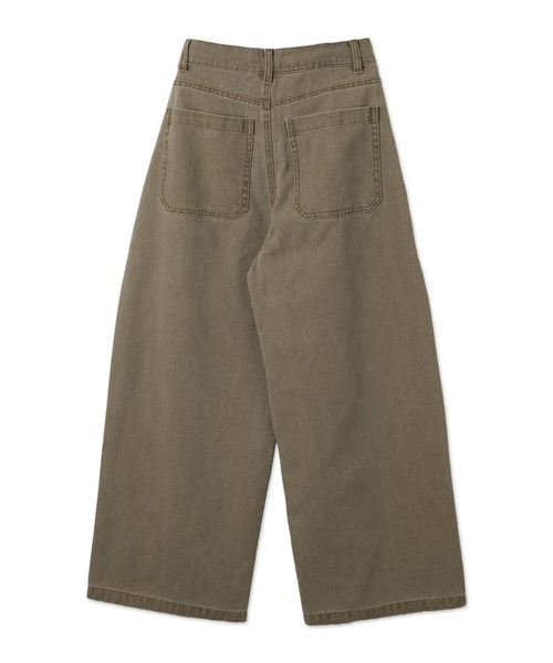 WEGO（ウィゴー）の「WEGO/ヴィンテージウォッシュダックダブルニーバギーパンツ（デニムパンツ・レディース・ベージュ系その他/ベージュ・SMALL/MEDIUM）」の15枚目の写真