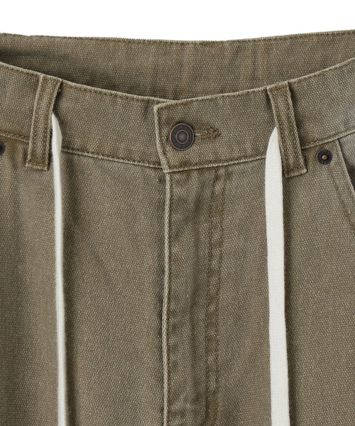 WEGO（ウィゴー）の「WEGO/ヴィンテージウォッシュダックダブルニーバギーパンツ（デニムパンツ・レディース・ベージュ系その他/ベージュ・SMALL/MEDIUM）」の16枚目の写真