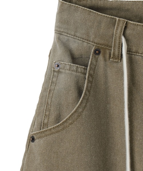 WEGO（ウィゴー）の「WEGO/ヴィンテージウォッシュダックダブルニーバギーパンツ（デニムパンツ・レディース・ベージュ系その他/ベージュ・SMALL/MEDIUM）」の18枚目の写真