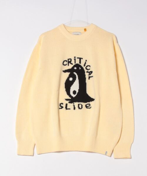 【セール】KNIT/BANKS JOURNAL(バンクスジャーナル)チャイナスタイル陰陽柄ペンギンデザインニットセーター（ニット/セーター）｜TCSS（ティーシーエスエス）