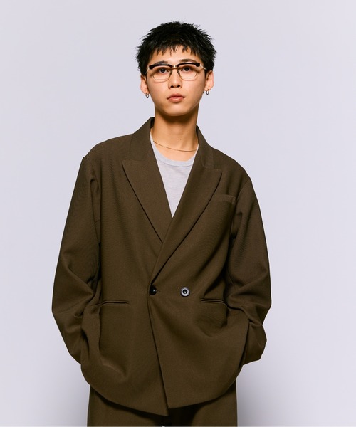 海外最新 セール】Double Breasted ダブルブレスドツイル / Jacket Twill ジャケット・アウター