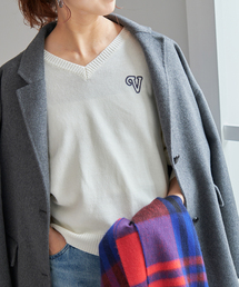 Spick & Span | ロゴVネックセーター(ニット/セーター)