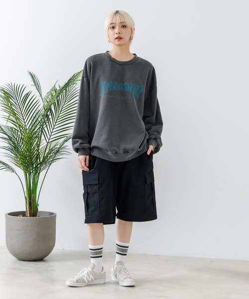 THRASHER(スラッシャー)の「【THRASHER/スラッシャー】ヘビーウェイト ピグメント マガジンロゴ クルーネック スウェット LOGO PIGMENT SWEAT(スウェット・メンズ・その他/その他2/その他1・LARGE/MEDIUM)」の7枚目の写真