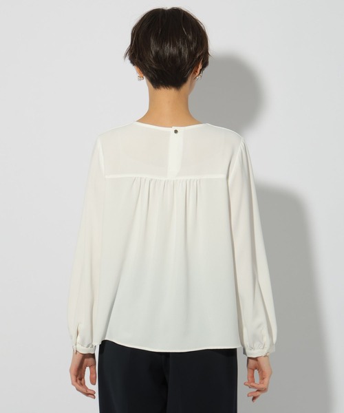 Elura（エルーラ）の「＜2025ceremony＞ セレモニーフリルブラウス/202450（シャツ/ブラウス・レディース・ホワイト・LARGE/MEDIUM/SMALL）」の7枚目の写真