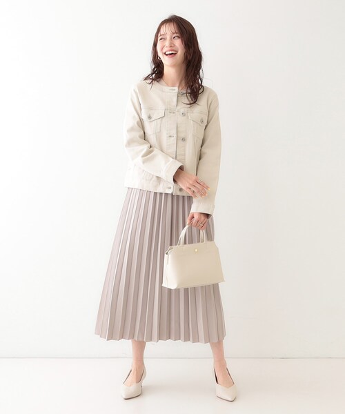 DRESKIP（ドレスキップ）の「【S-LL】大人のための ノーカラーデニムジャケット（デニムジャケット・レディース・ライトグレー/ブルー系その他/ライトブルー・01/03/02/04）」の20枚目の写真