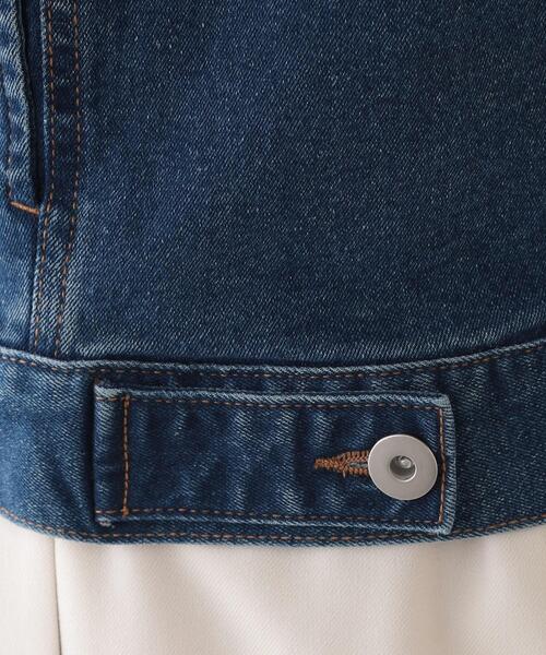 DRESKIP（ドレスキップ）の「【S-LL】大人のための ノーカラーデニムジャケット（デニムジャケット・レディース・ライトグレー/ブルー系その他/ライトブルー・01/03/02/04）」の15枚目の写真