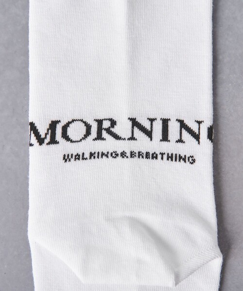 UNITED ARROWS（ユナイテッドアローズ）の「ロゴソックス-WELLNESS CLUB-（ソックス/靴下・レディース・グレー/ブラック/ホワイト・FREE）」の5枚目の写真