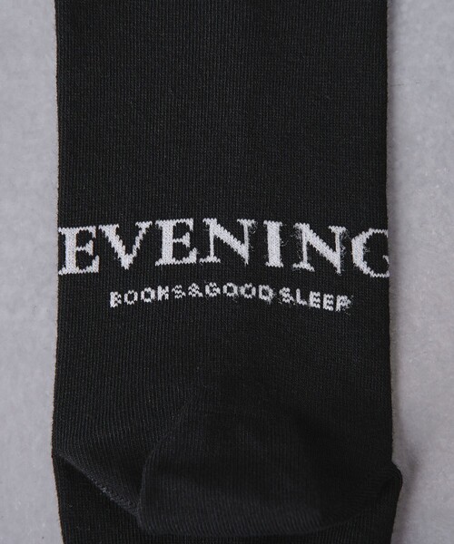 UNITED ARROWS（ユナイテッドアローズ）の「ロゴソックス-WELLNESS CLUB-（ソックス/靴下・レディース・グレー/ブラック/ホワイト・FREE）」の7枚目の写真