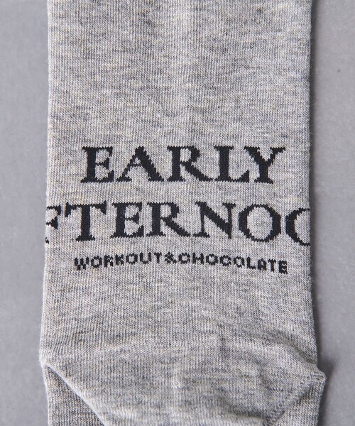UNITED ARROWS（ユナイテッドアローズ）の「ロゴソックス-WELLNESS CLUB-（ソックス/靴下・レディース・グレー/ブラック/ホワイト・FREE）」の9枚目の写真