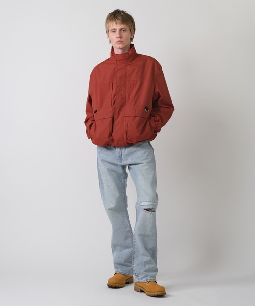 Levi's(リーバイス)の「Levi's/リーバイス ユーティリティジャケット(ナイロンジャケット・メンズ・レッド・S/M/L/XL)」の4枚目の写真